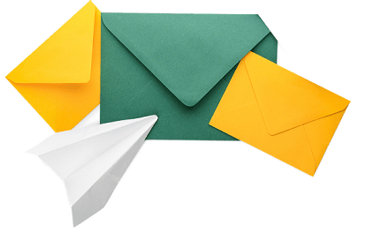 icône d'envoi de lettres
