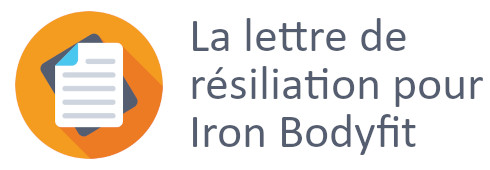 lettre de résiliation pour iron bodyfit