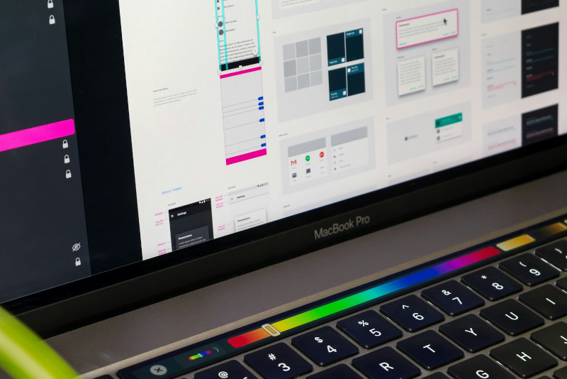 logiciel d'Adobe Creative Cloud ouvert sur un ordinateur