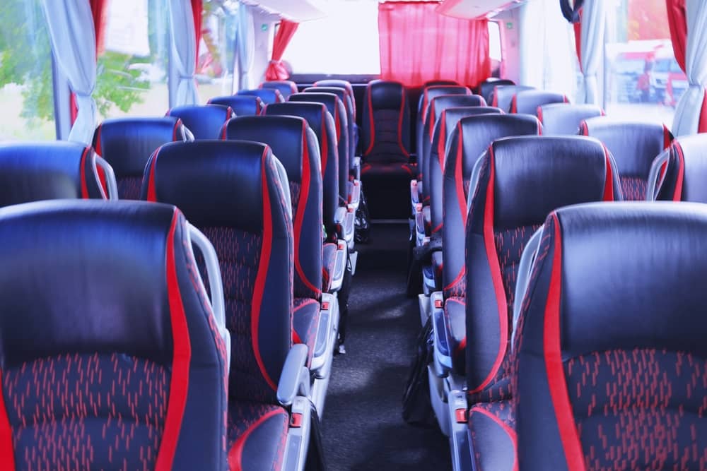 intérieur d'un bus du réseau Ciotabus