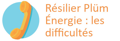 difficultés résiliation plum energie